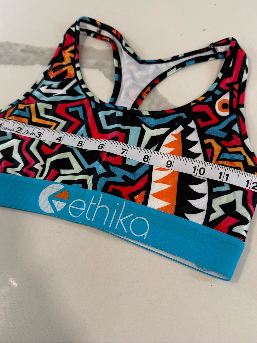 ETHIKA Sports Bra Size Medium The S bra Racerback - New w/Tags multi color - Picture 10 of 11